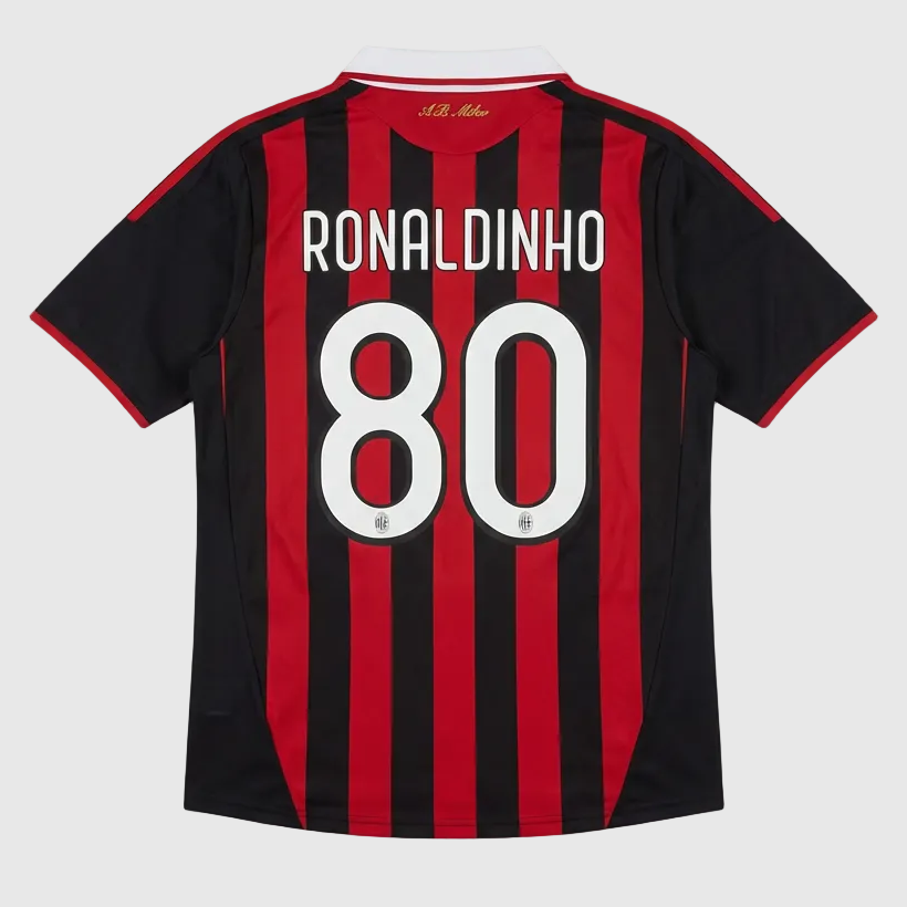 AC Milan Home Retrô 2009 - Ronaldinho #80